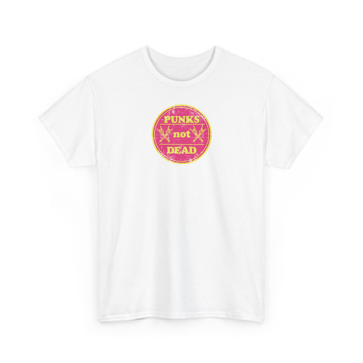 Classic Punk Slogan Logo Tee