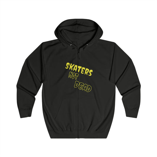 Unisex Heavy Blend™ Full Zip Hooded Sweatshirt with the skateboard version of the famous punk slogan with a unique, cool and funny logo.