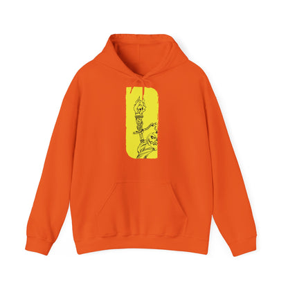 Halloween Gördeszkás Punk Unisex Kapucnis Pulóver, Vive Le Punk Pulóver, Egyedi Menő Kapucnis Pulóver, Alternatív Gördeszkás Pulóver, Halloween Ajándék