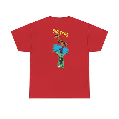 Skate & Punk Slogan Tee – Bold, Funny & OriginalSkateboarding Logo T-Shirt for Adults with the skateboard version of the famous punk slogan with a unique, cool and funny logo.