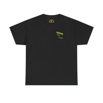 Skate & Punk Slogan Tee – Bold, Funny & OriginalSkateboarding Logo T-Shirt for Adults with the skateboard version of the famous punk slogan with a unique, cool and funny logo.