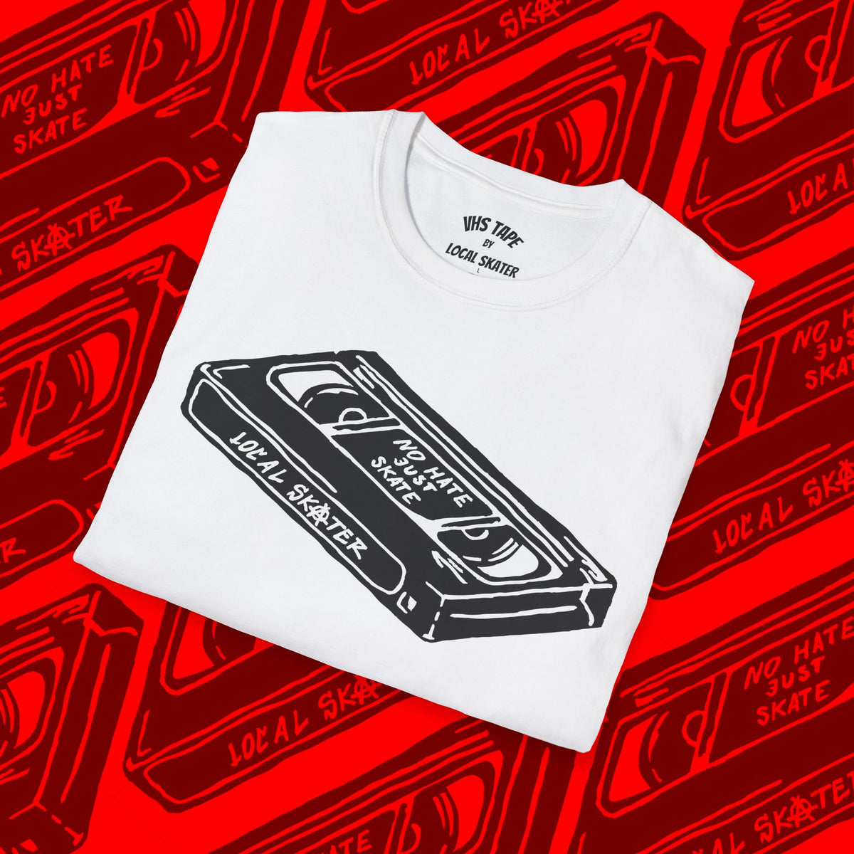 VHS Tape Tee – DIY Skate Punk Graphic T-Shirt