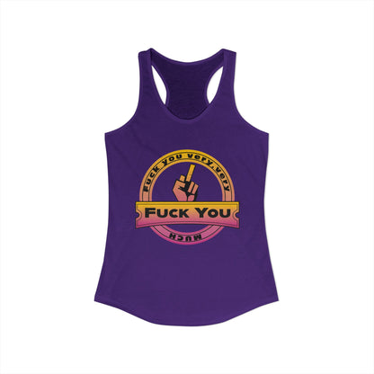 Női Racerback Tank – Szarkasztikus nyári hangulat. Szarkasztikus, vicces logós nyári hangulat. Ideális női Racerback Tank.