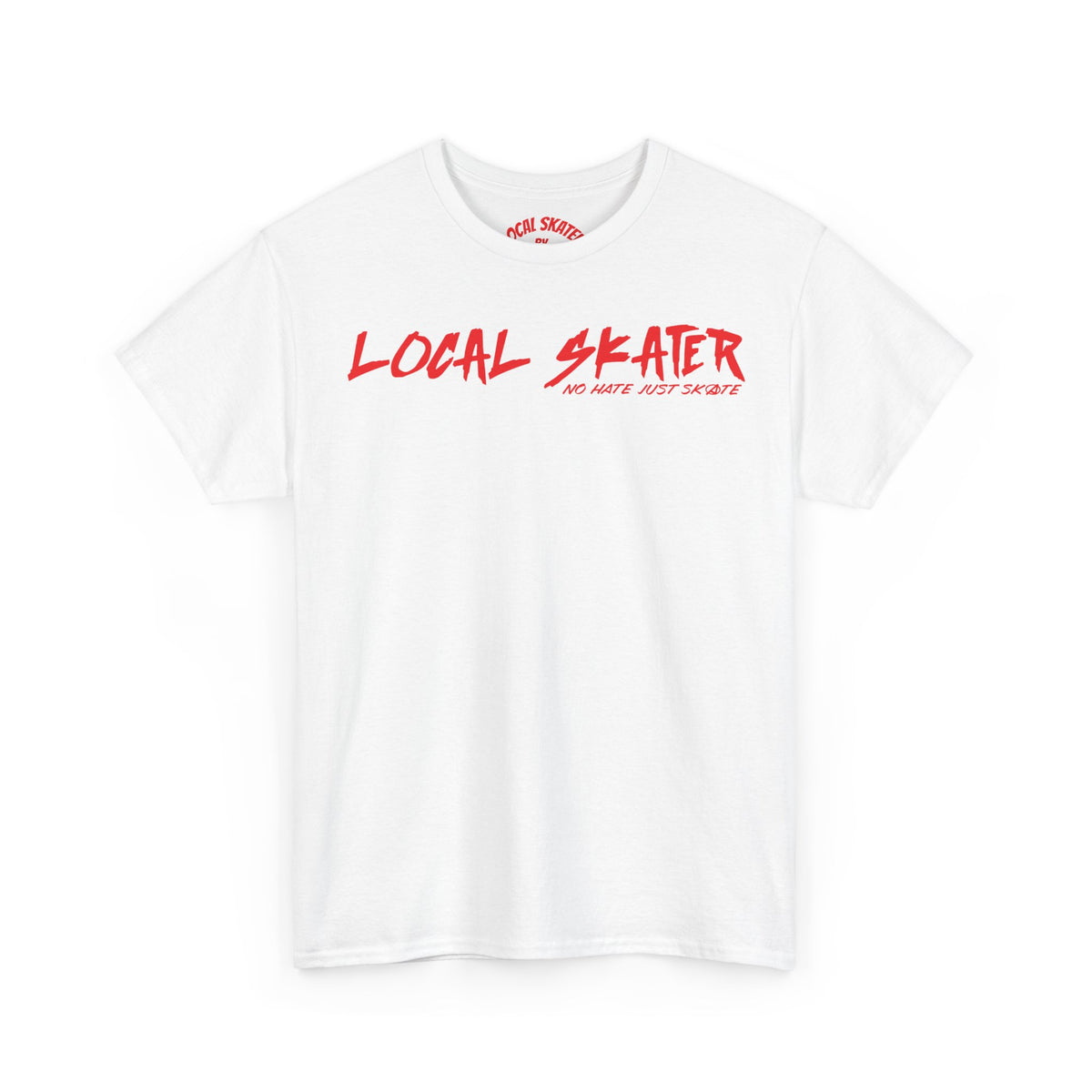 Local Skater – Red & Black Logo Tee