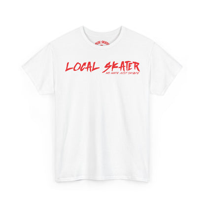 Local Skater – Red & Black Logo Tee