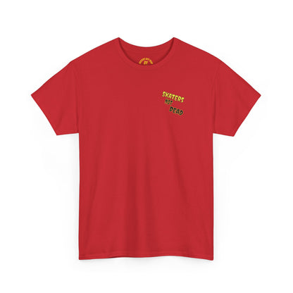 Skate & Punk Slogan Tee – Bold, Funny & OriginalSkateboarding Logo T-Shirt for Adults with the skateboard version of the famous punk slogan with a unique, cool and funny logo.