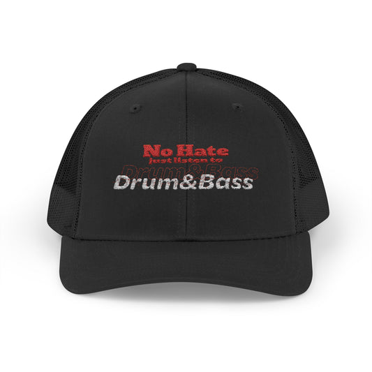 No Hate – Just Listen to Drum & Bass Snapback Cap