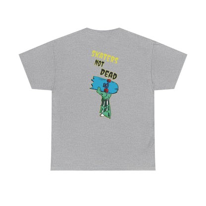 Skate & Punk Slogan Tee – Bold, Funny & OriginalSkateboarding Logo T-Shirt for Adults with the skateboard version of the famous punk slogan with a unique, cool and funny logo.