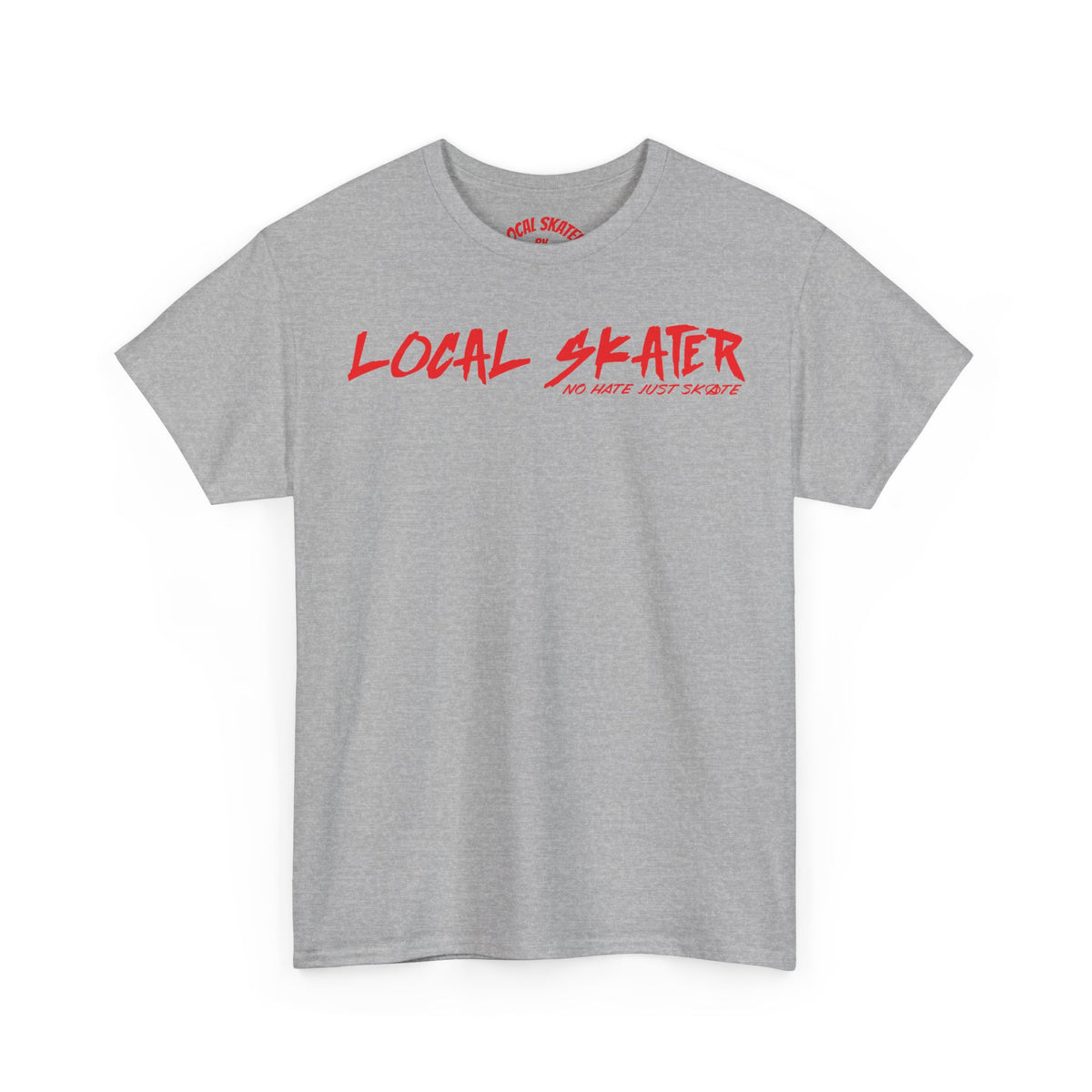 Local Skater – Red & Black Logo Tee