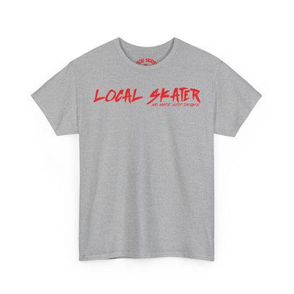 Local Skater – Red & Black Logo Tee