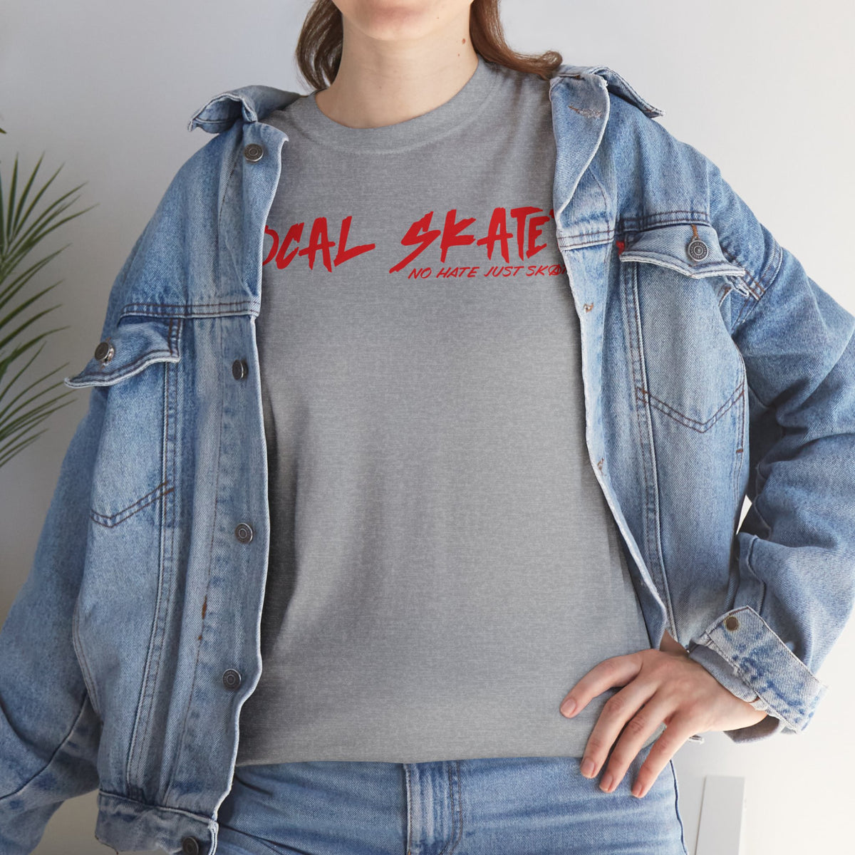 Local Skater – Red & Black Logo Tee