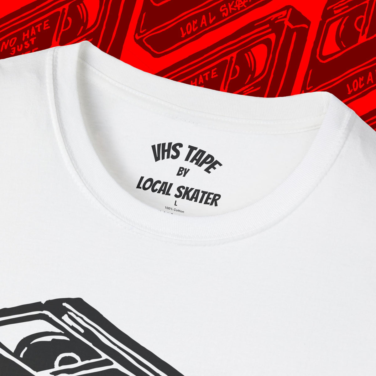 VHS Tape Tee – DIY Skate Punk Graphic T-Shirt