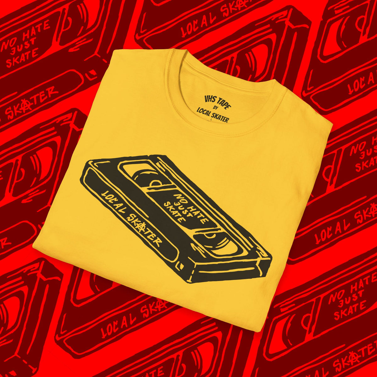 VHS Tape Tee – DIY Skate Punk Graphic T-Shirt