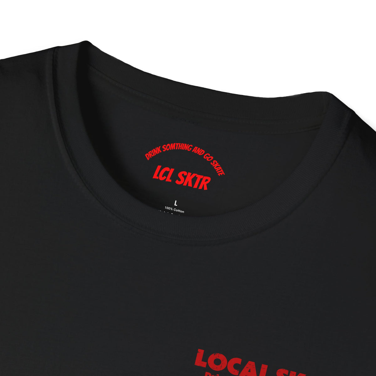 LOCAL SKATER – RED FLYER BACK PRINT TEE