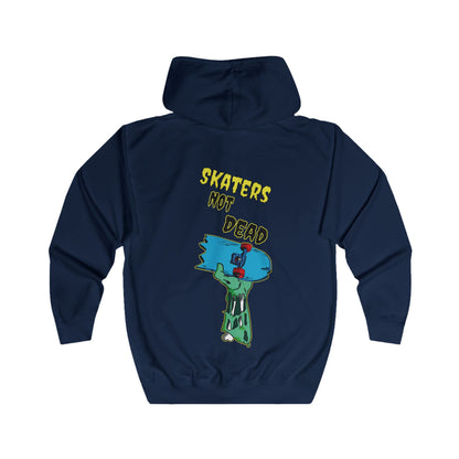 Unisex Heavy Blend™ teljes cipzáras kapucnis pulóver a híres punk szlogen gördeszkás változatával, egyedi, vagány és vicces logóval.