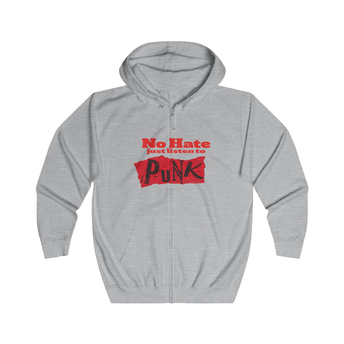 No Hate Just Listen to Punk