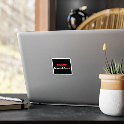No Hate – Just Listen to Drum & Bass Kiss-Cut Vinyl Decals