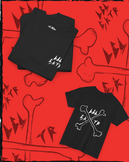 LOCAL SKATER – Crossbones Tee (Front + Back Print)