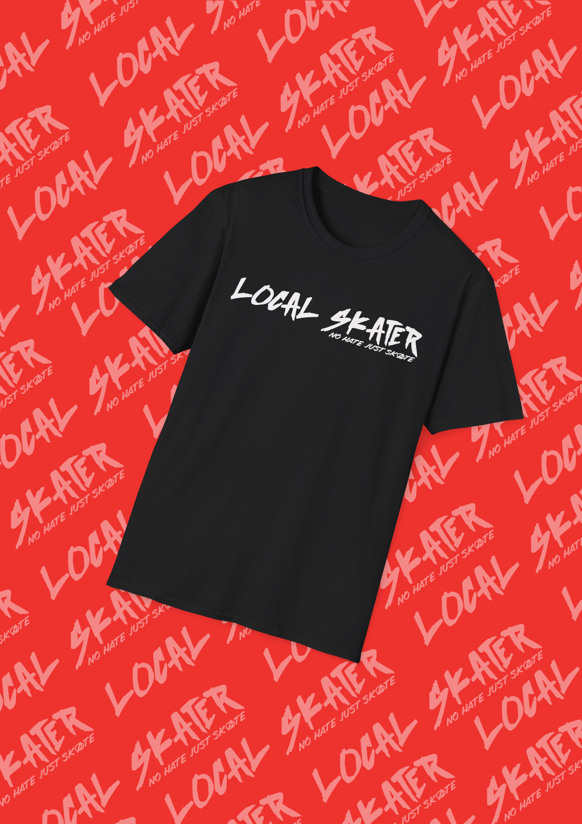 Local Skater Logo Tee – No Hate Just Skate