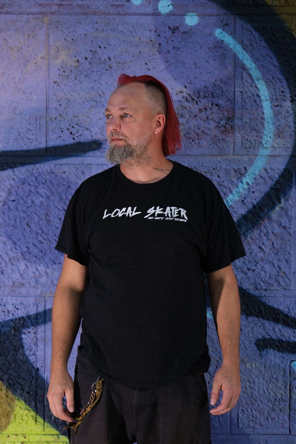 Local Skater Logo Tee – No Hate Just Skate