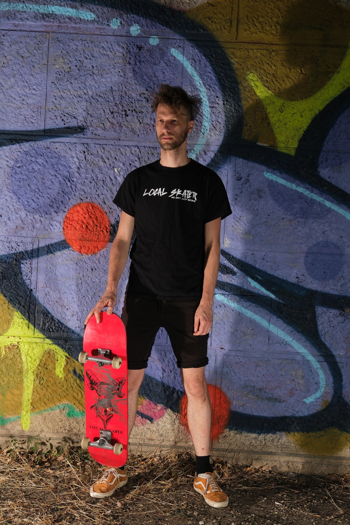 Local Skater Logo Tee – No Hate Just Skate