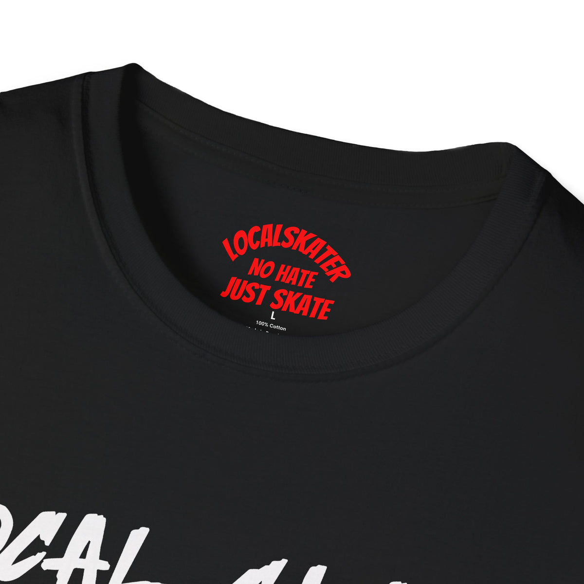 Local Skater Logo Tee – No Hate Just Skate