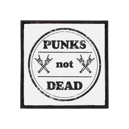 A legendás és híres punk szlogen egyedi változata vasalható foltokon