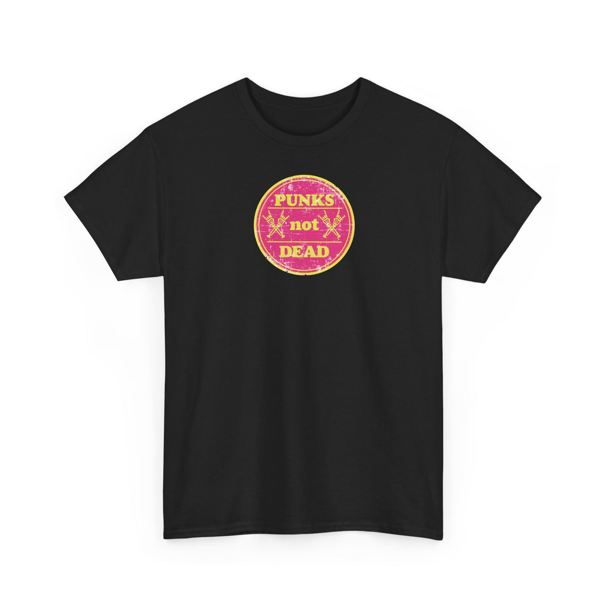 Classic Punk Slogan Logo Tee