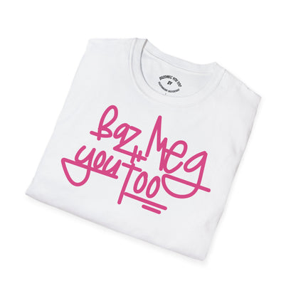 😏 Humor meets attitude. Unisex Softstyle T-Shirt whit Unique funny and at the same time sarcastic logo, mixing the Hungarian and English languages Variation 3