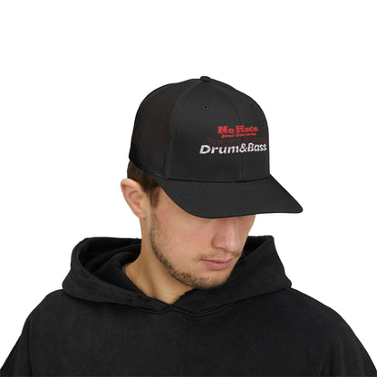 No Hate – Just Listen to Drum & Bass Snapback Cap