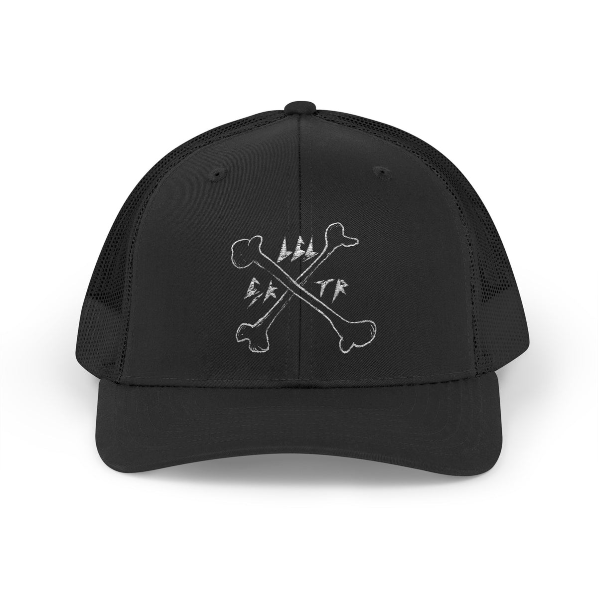 LOCAL SKATER – Crossbones Trucker Hat (Black)