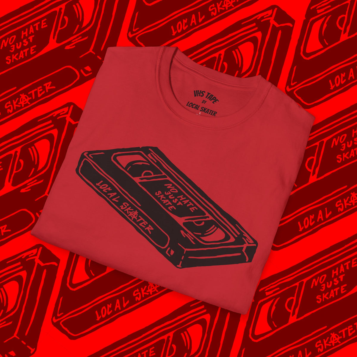 VHS Tape Tee – DIY Skate Punk Graphic T-Shirt