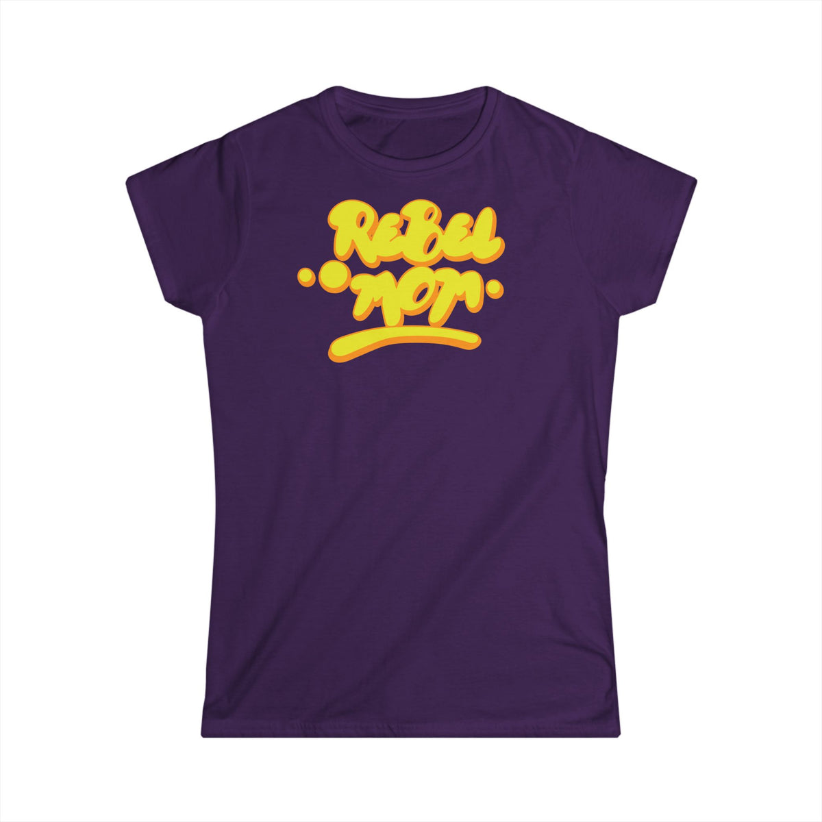 Rebel Mom Logo T-Shirt – For Strong & Fierce Women.  Rebel Mom logo t-shirt in honor of strong and fighting women and mothers. Women's Softstyle Tee - Fun & Trendy Design
