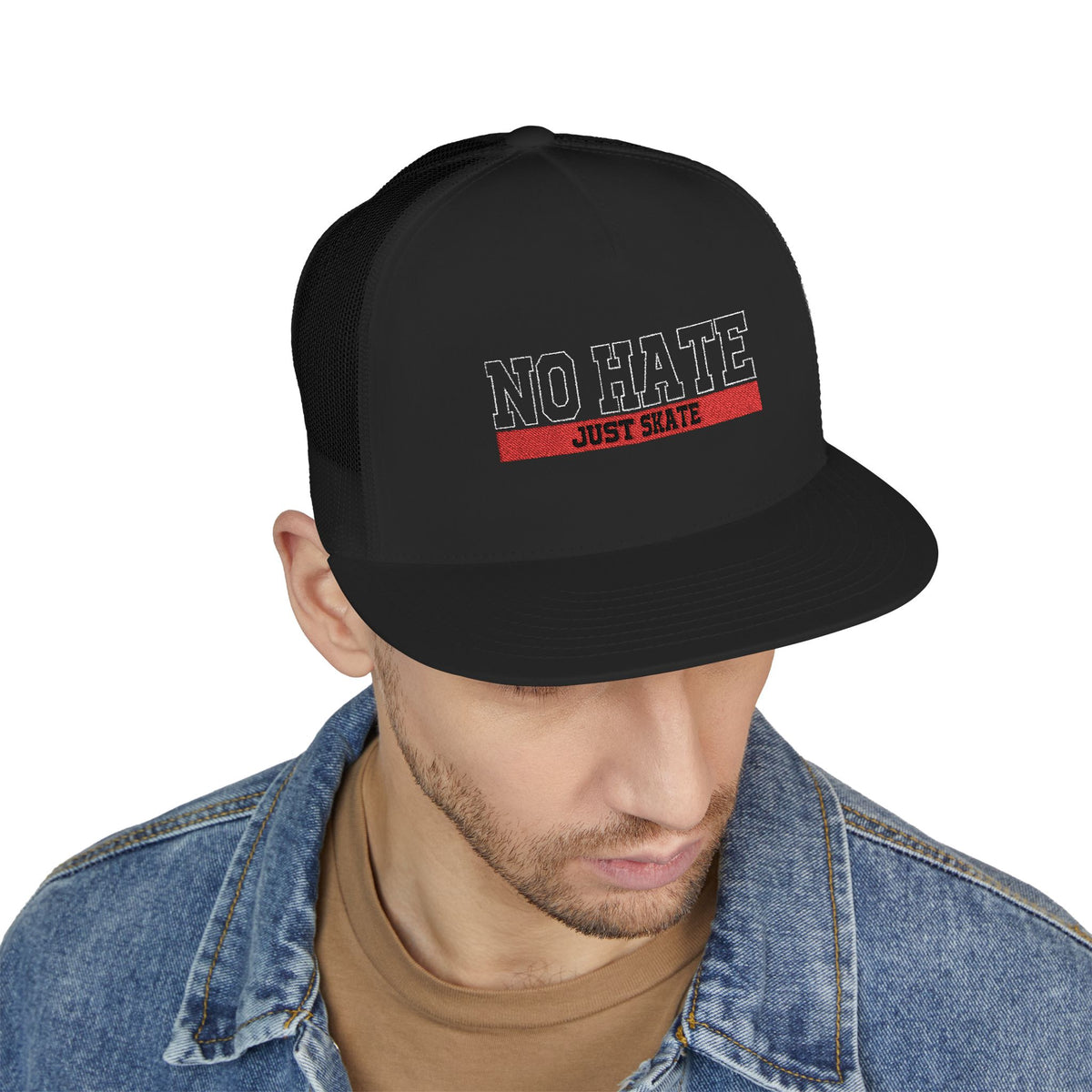 No Hate Just Skate 5 paneles teherautós sapka - Stílusos és kényelmes gördeszkás kiegészítők