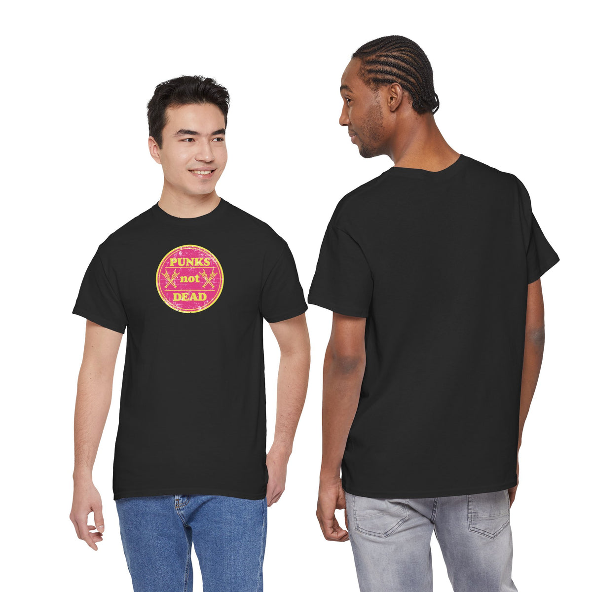 Classic Punk Slogan Logo Tee