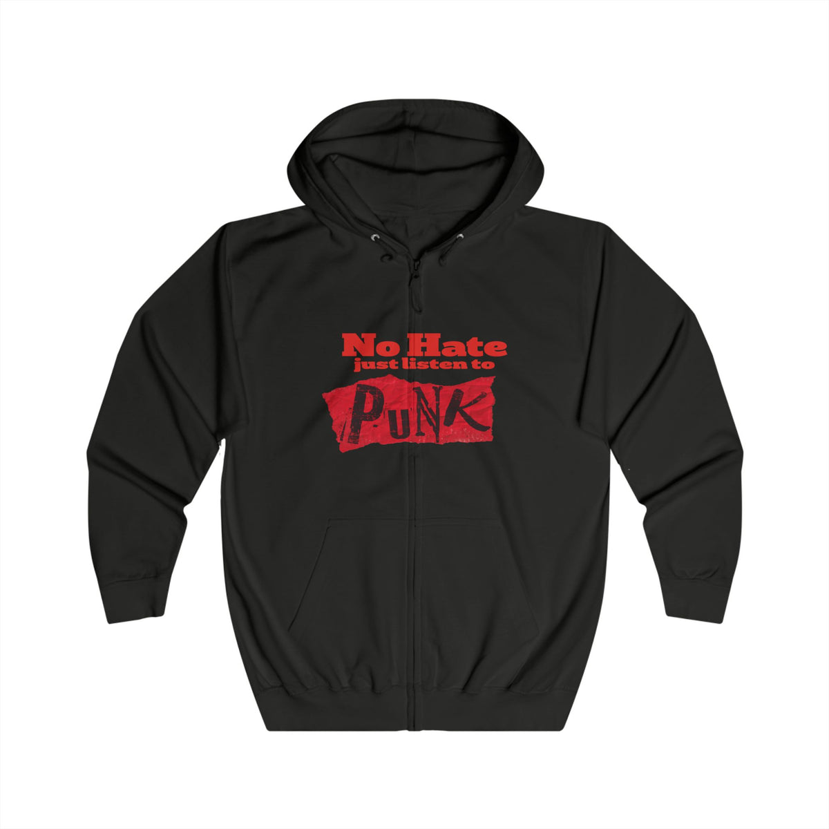 No Hate Just Listen to Punk