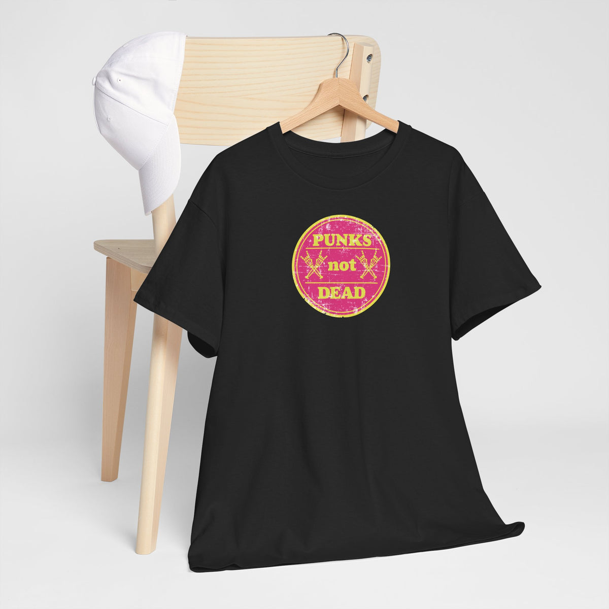 Classic Punk Slogan Logo Tee