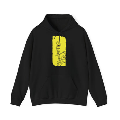 Halloween Gördeszkás Punk Unisex Kapucnis Pulóver, Vive Le Punk Pulóver, Egyedi Menő Kapucnis Pulóver, Alternatív Gördeszkás Pulóver, Halloween Ajándék
