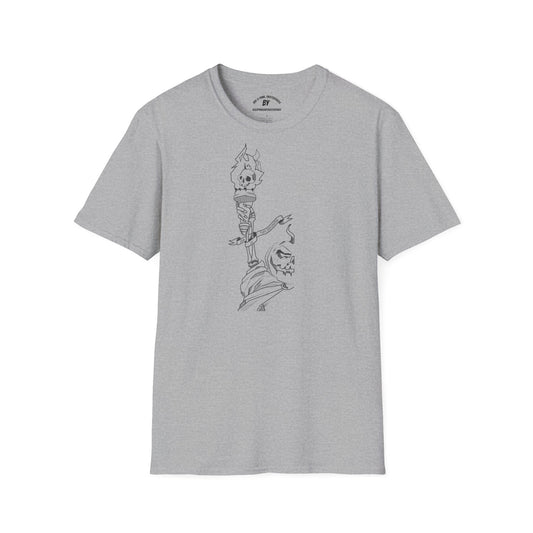 🎃 Halloween Punk Skateboard Tee – “Vive le Punk”